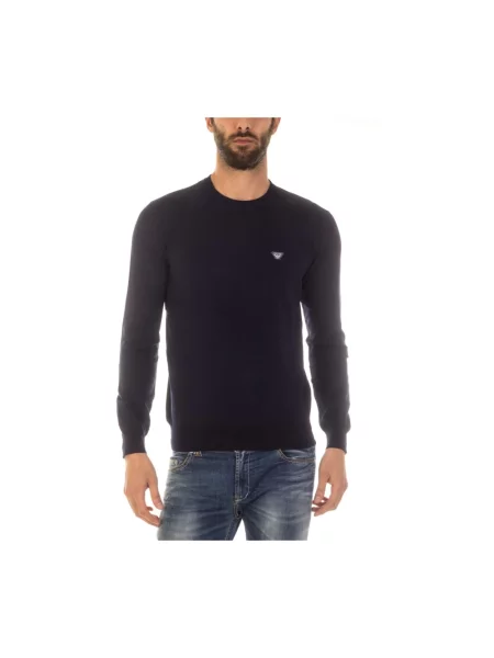 Sweter Armani Jeans niebieski