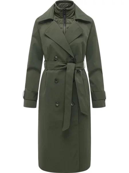 Ragwear Palton funcțională verde