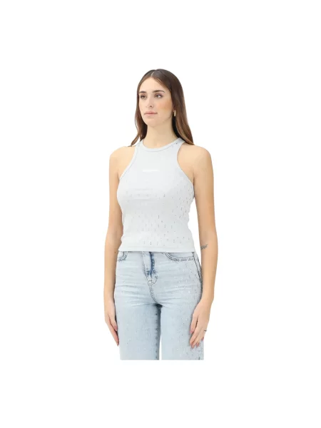 Top Patrizia Pepe na ramiączkach szary