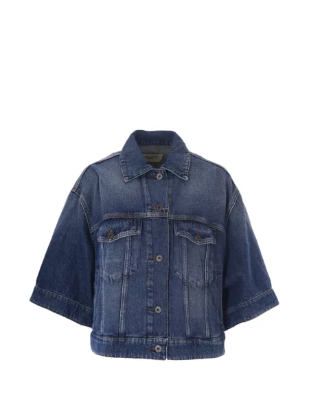 Scurt geacă de blugi Max Mara albastru