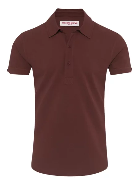 Tricou polo Orlebar Brown maro