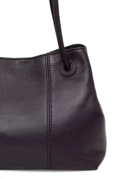 Τσάντα Trussardi με αυτόγραφο μωβ