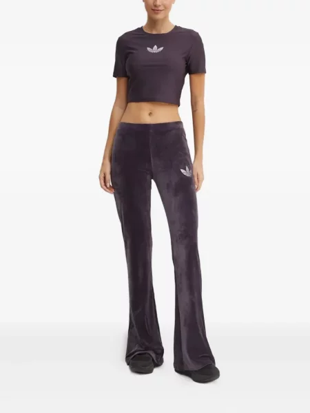 Cropp pantaloni Adidas cu dungi de cristal albastru