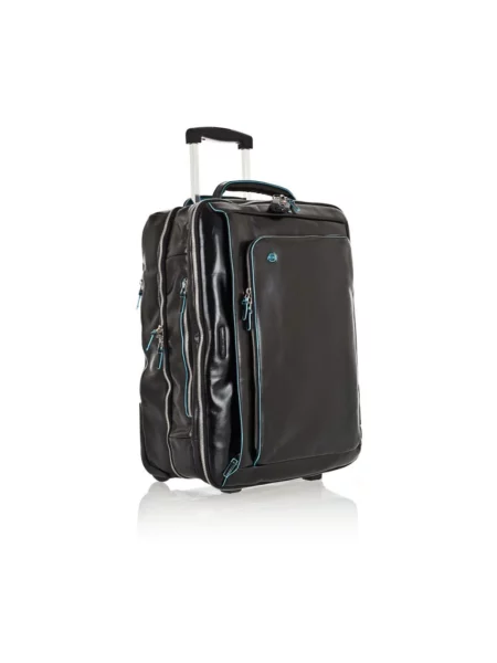 Torba na laptopa Piquadro skórzana czarna