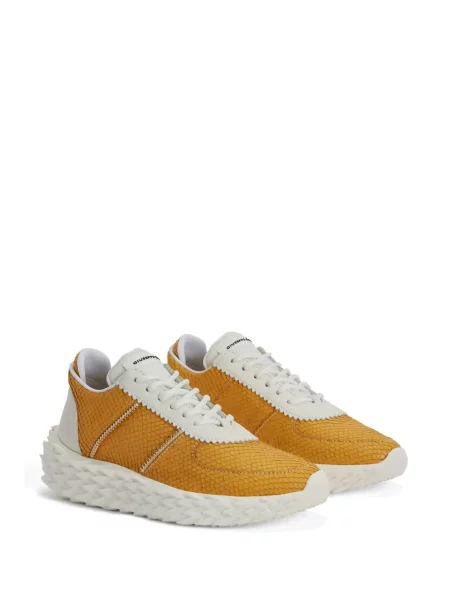 Tenisky Giuseppe Zanotti Urchin s potiskem žluté