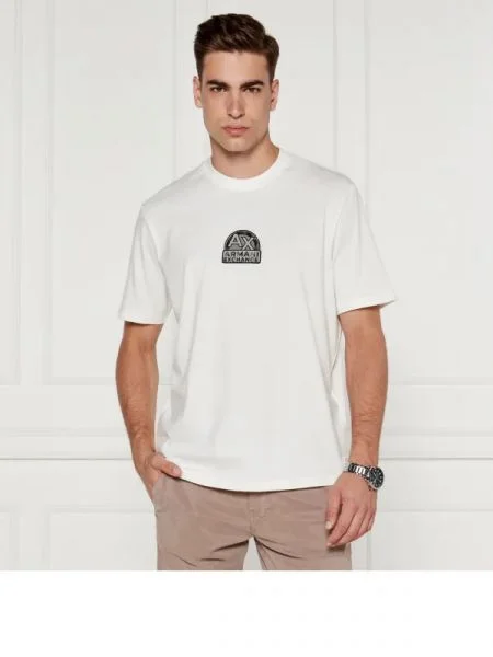 Armani Exchange Tricou alb
