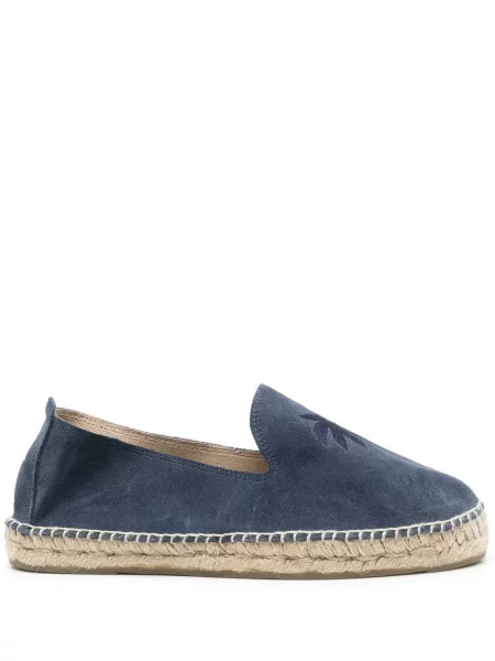Espadrile Manebi din piele de căprioară albastru