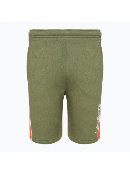 Детски къси панталони Lacoste khaki-buoy зелено