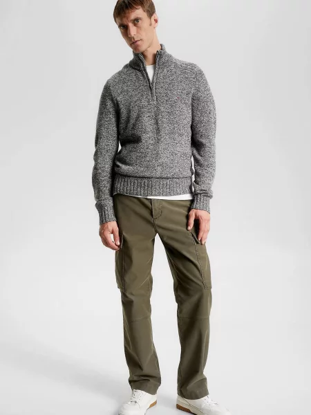 Вовняний светр Tommy Hilfiger сірий
