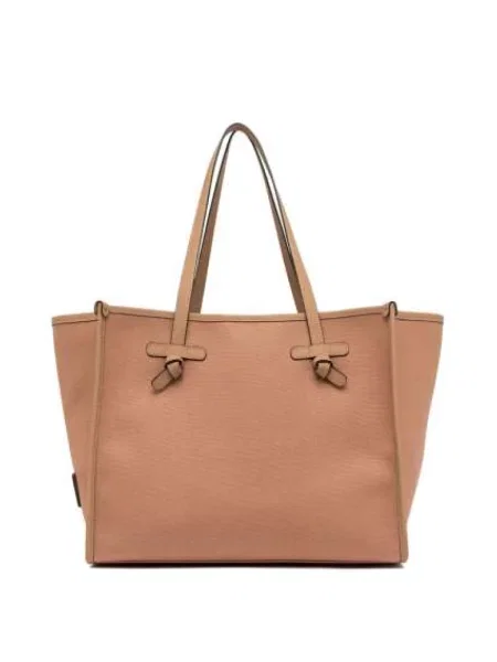 Shopperka Gianni Chiarini skórzana beżowa