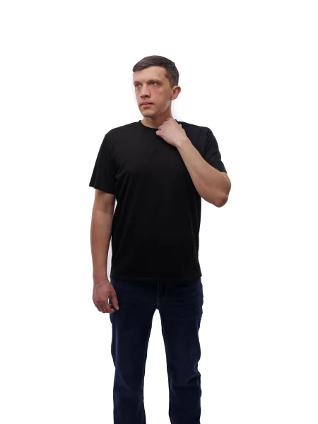 Футболка STREAM віскоза/поліестер чорний