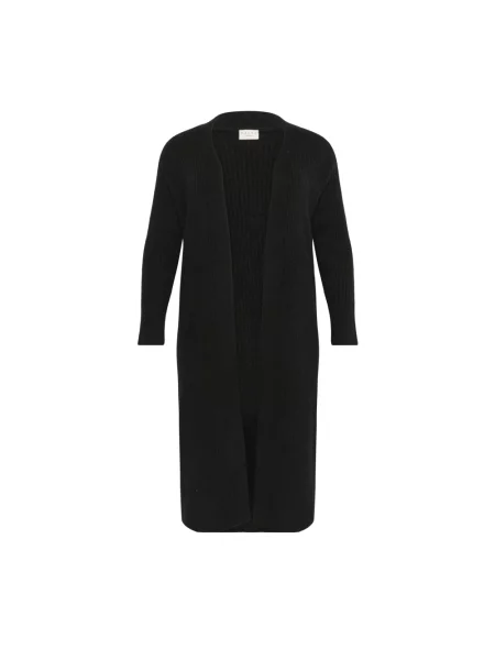 Kardigan Kaffe Curve wełniany czarny