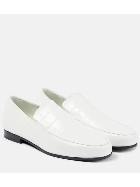 Pantofi loafer Toteme din piele negru