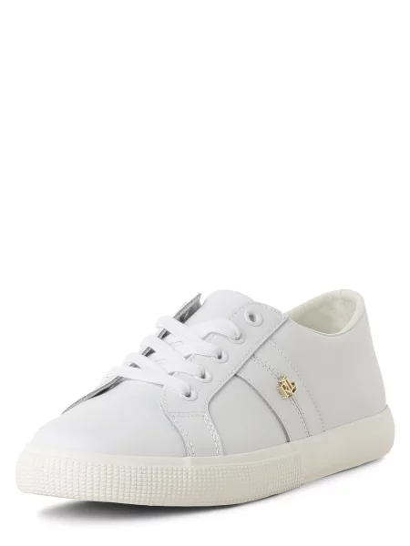 Sneakersy Ralph Lauren skórzane białe