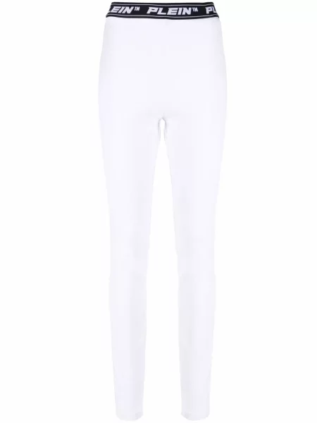 Leggings Philipp Plein alb
