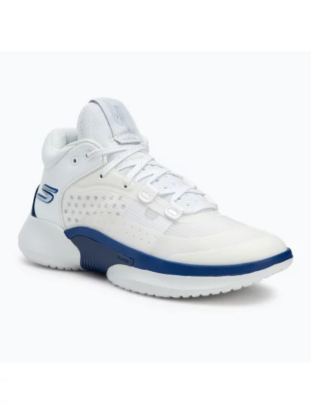 Férfi kosárlabda cipő SKECHERS SKX Resagrip white/blue SKX Resagrip WTBL fehér