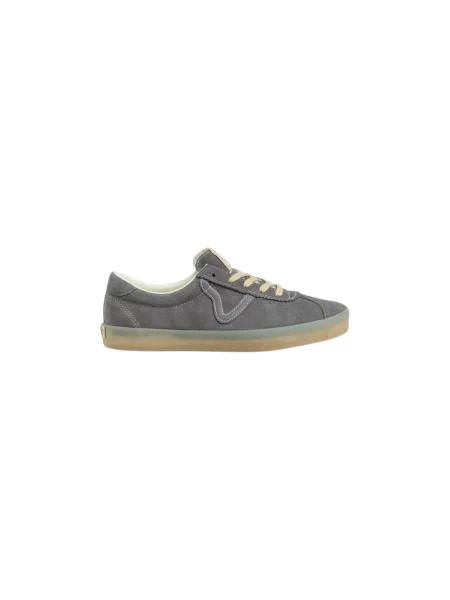 Sneakersy Vans skórzane szare