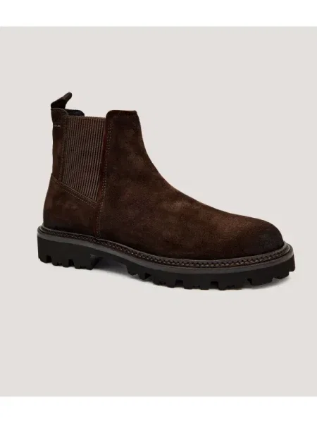 BOSS BLACK De piele ghete chelsea Julyo_Cheb_sde maro