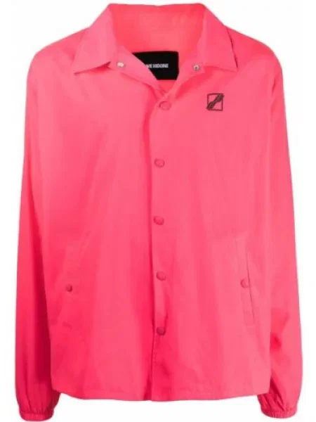 Geacă We11done cu imagine roz