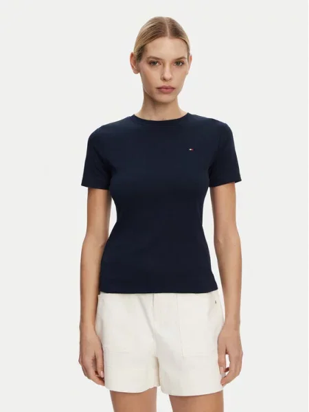 Tommy Hilfiger Marškinėliai New Cody Tamsiai Regular Fit mėlyna