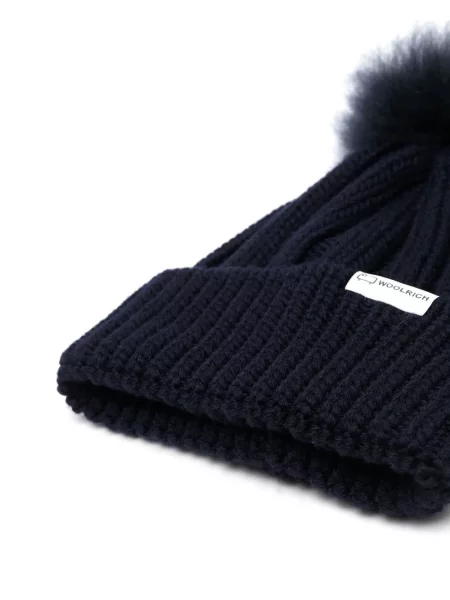 Czapka dziecięca Woolrich niebieska