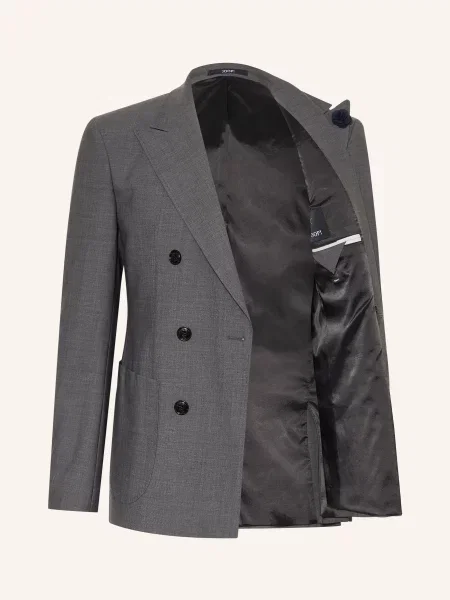 Joop! Sako K Obleku Heazy Slim Fit medium grey šedé