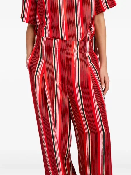 Pantaloni Proenza Schouler cu imagine roșu