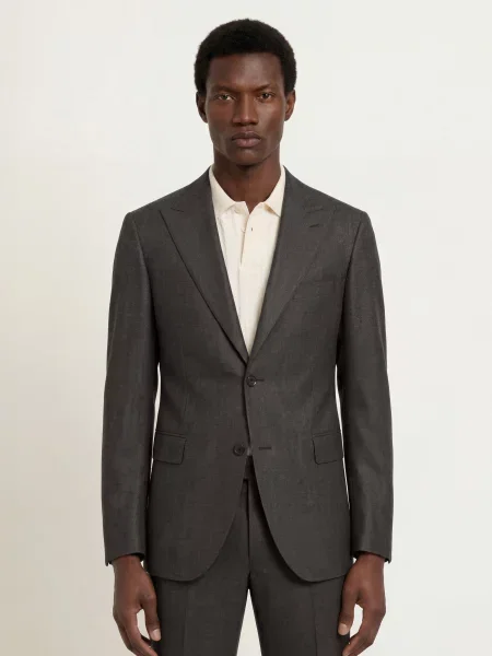 Dressler Oblekové Sako Safir Regular Fit braun