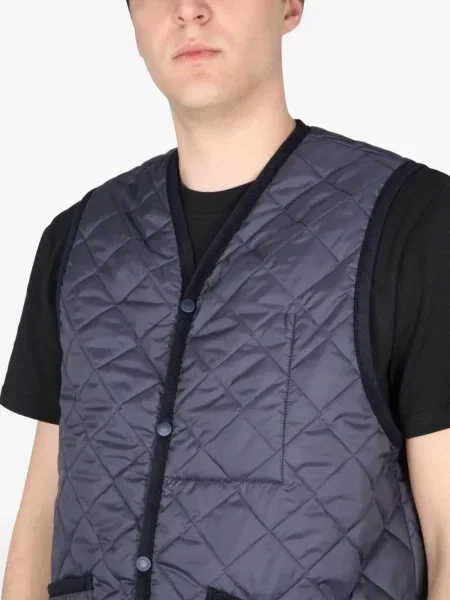 Matlasat vestă Lavenham gri