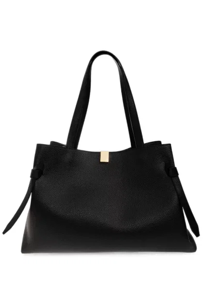 Geantă shopper Yuzefi din piele negru