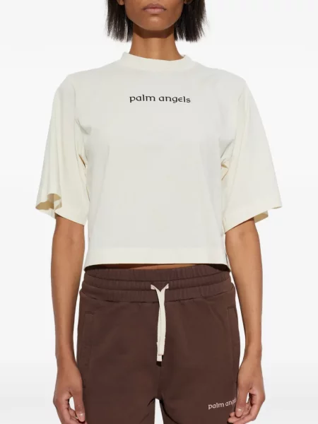 Decupat tricou Palm Angels cu imagine