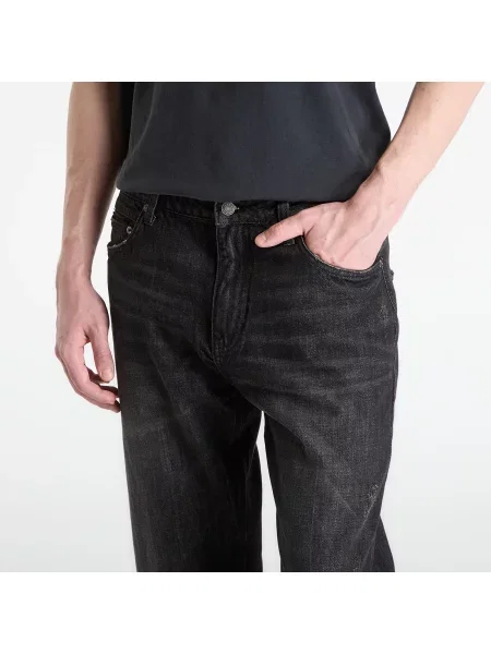 Τζιν Guess Jeans Relaxed Straight Black 34 μαύρο