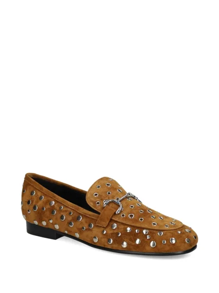 Pantofi loafer Bibi Lou cu tepi maro