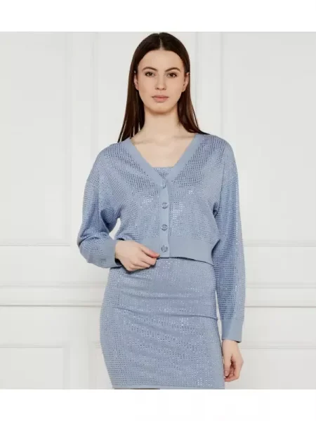 GUESS Cardigan KHLOE albastru