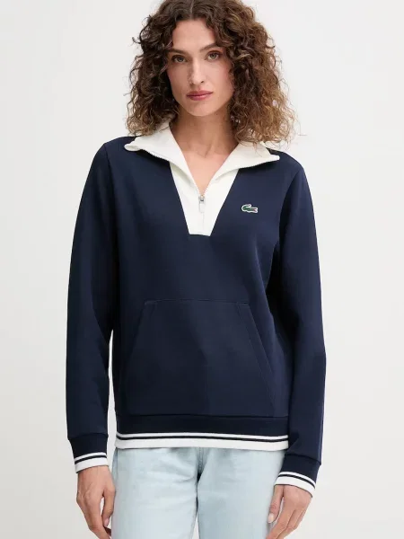 Lacoste bluză bleumarin cu imprimeu