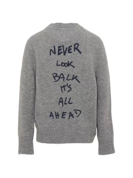 Sweter dziecięcy Msgm szary