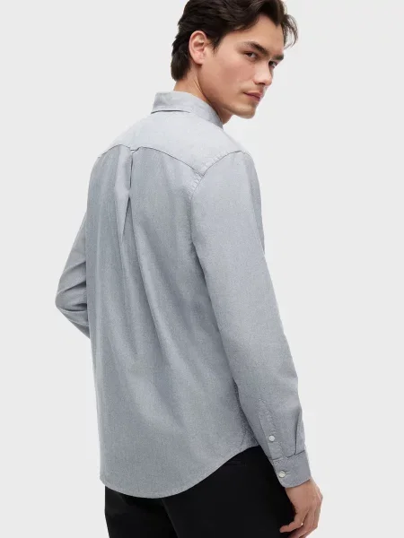 Джинсовая рубашка Tommy Jeans из твилла голубая