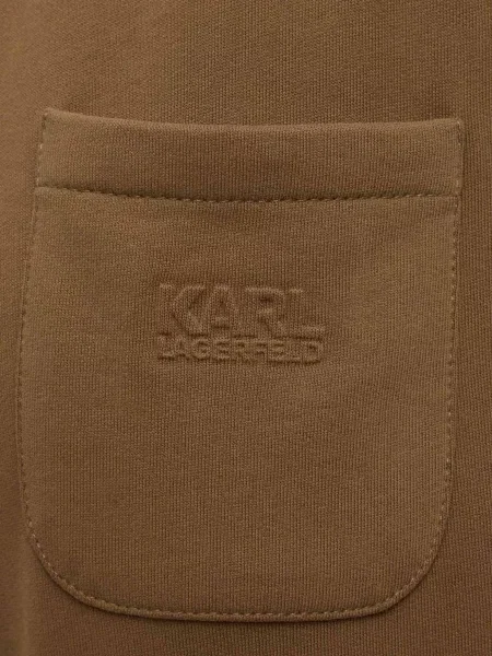 Спортивні штани Karl Lagerfeld коричневі
