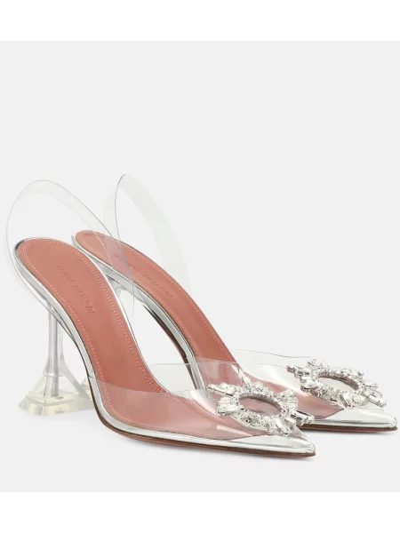 Lodičky Amina Muaddi bílé