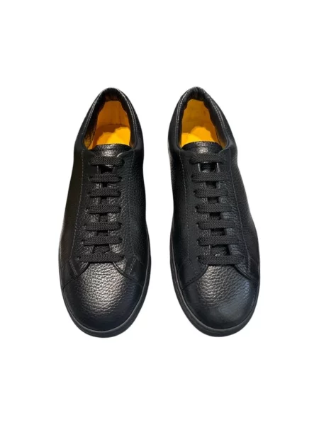 Sneakersy Doucal's skórzane czarne