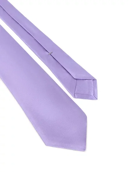 Cravată Kiton din satin violet