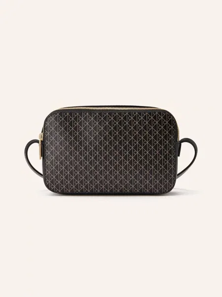 Calvin Klein Taška Přes Rameno černá/ krémová černá