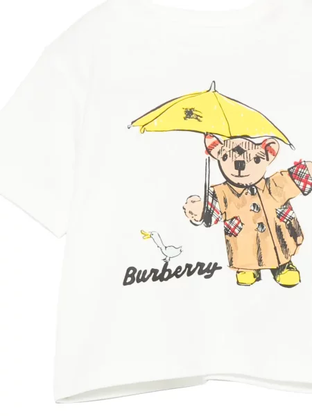 Dětské tričko Burberry bílé