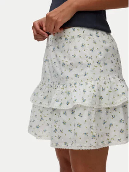 Vero Moda Mini krilo Trine bela