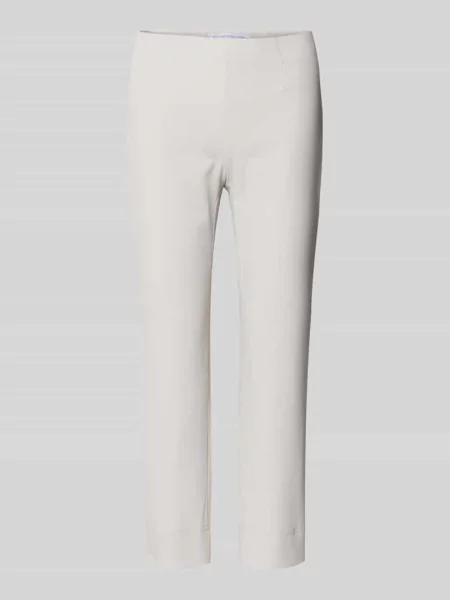 Spodnie bez zapięcia o kroju slim fit i długości Raffaello Rossi