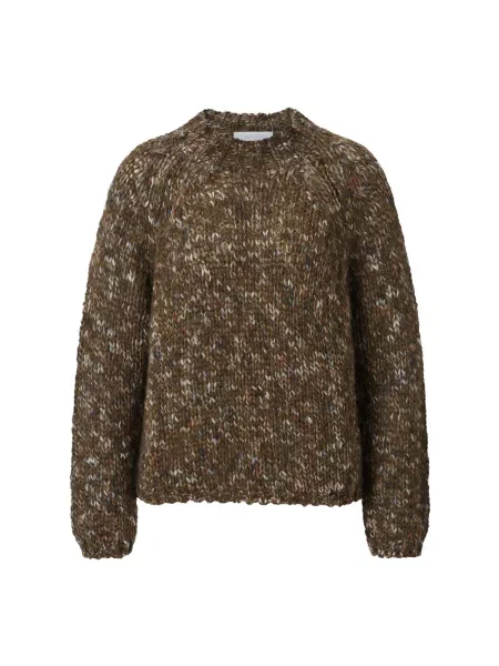 Sweter Rich & Royal wełniany zielony