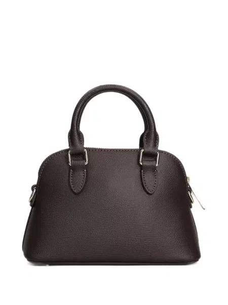 Geantă shopper Lancaster din piele maro