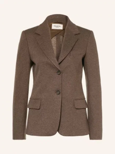 Weekend Max Mara Blejzr Feroce tmavě / černošedá hnědá