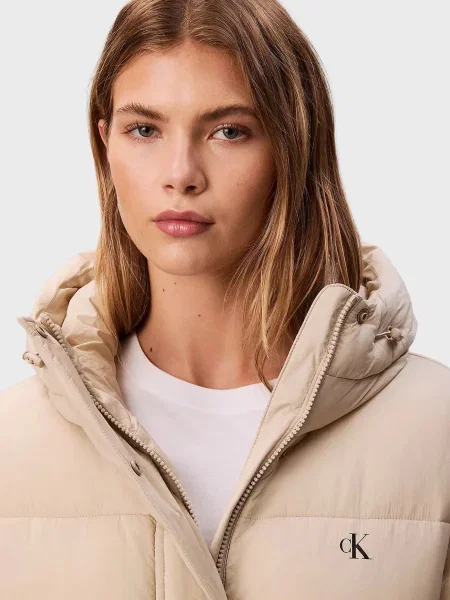 Джинсова куртка Calvin Klein Jeans бежева