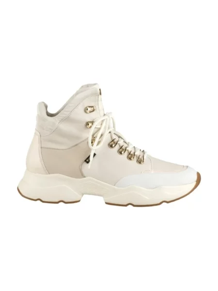 Lniane sneakersy Högl beżowe